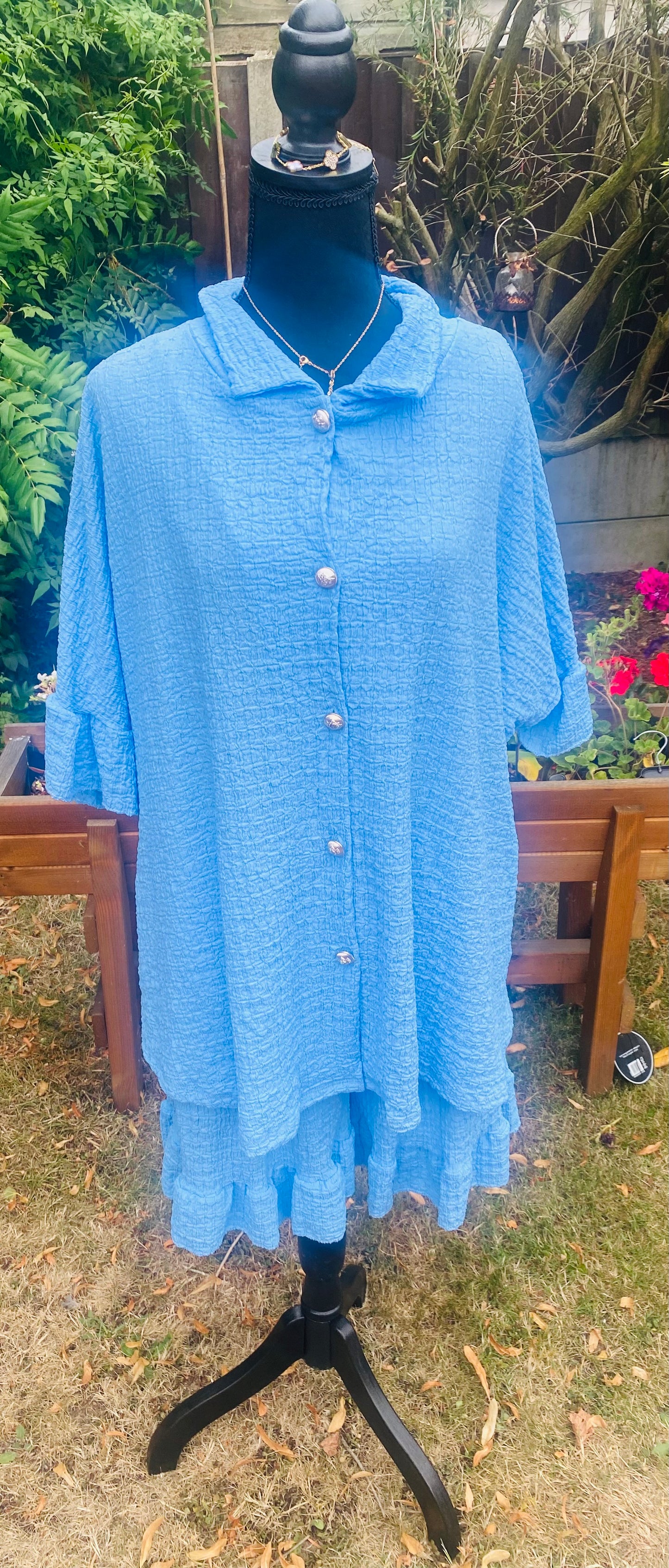 Short/shirt cheesecloth set