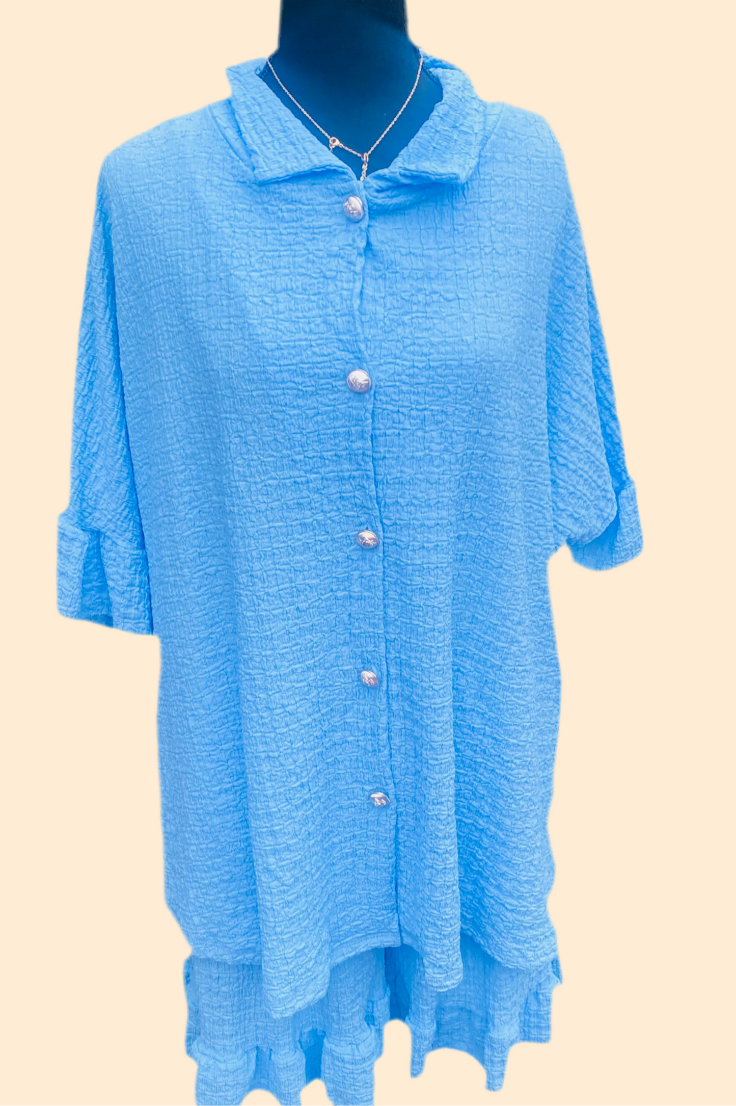 Short/shirt cheesecloth set