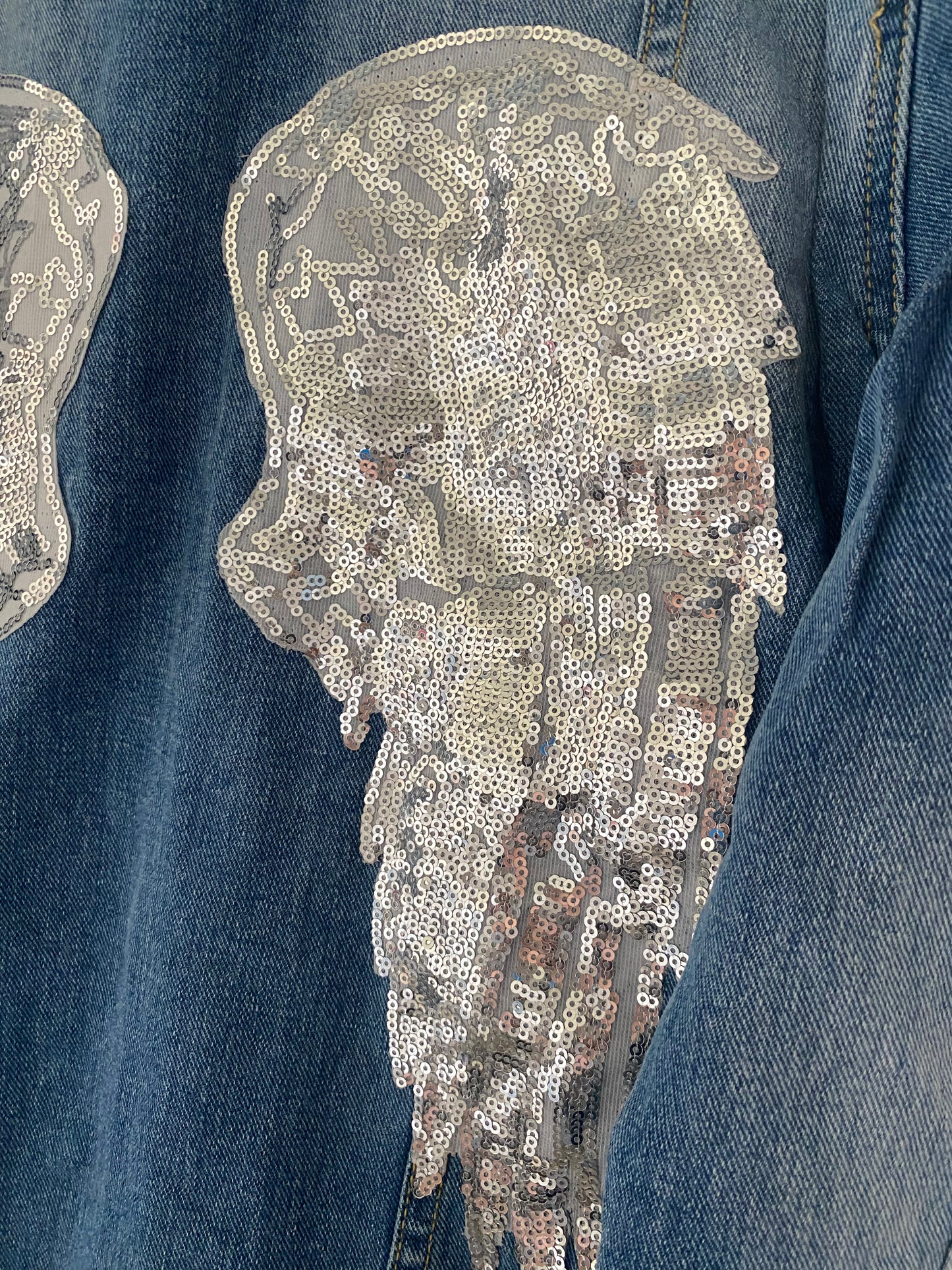 Angel wings denim jacket/dress